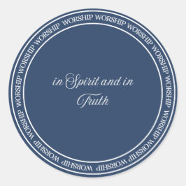 Bevarande - Förslutning Runt Klistermärke