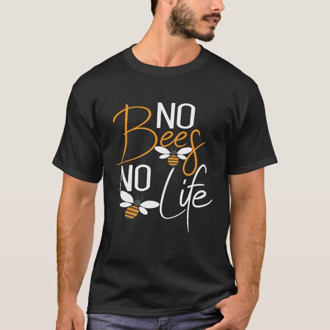 Bevarandegåva av biodlingsbin t shirt (Framsida)