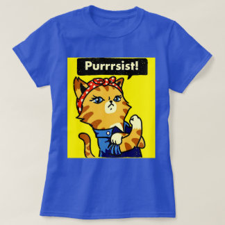 Bevaras, Katt purrsist, Katt pursister, kattutplån T Shirt
