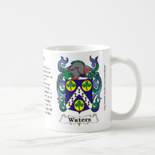 Bevattnar familjvapensköldmuggen kaffemugg