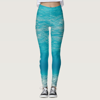 "Bevattnar hawaiibon" undervattens- damasker Leggings