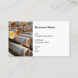 Bevattning leda i rör visitkorten visitkort