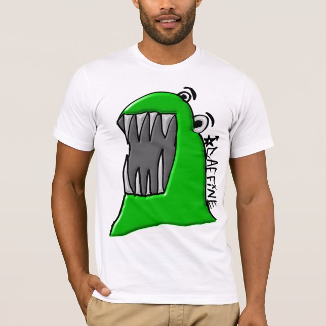 Beveled Caffine monster Tee (Framsida)