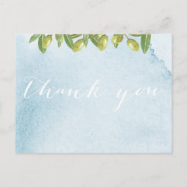 Bevenuti Italia Tuscan Bröllop Tack Vykort