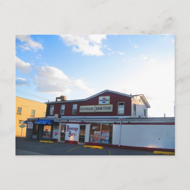 Beverage Barn on Willis Avenue Vykort (Framsida)