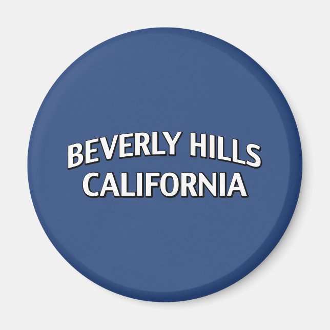 Beverly Backe California Magnet (Framsidan)