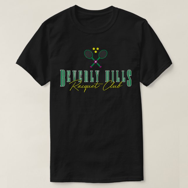 Beverly Backe California Tennis Klubb Racquet Prep T Shirt (Design framsida)