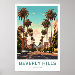 Beverly Backe California Travel Print Poster