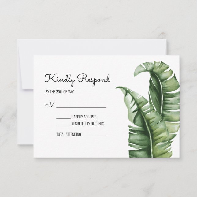 Beverly Backe Hotel Inspired Banana Löv Response OSA Kort (Framsida)