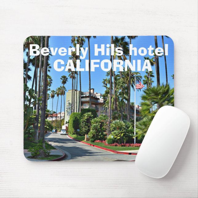Beverly backe-hotell, Las Angeles California Musmatta (Med mus)