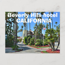 Beverly backe-hotell, Las Angeles California Vykort