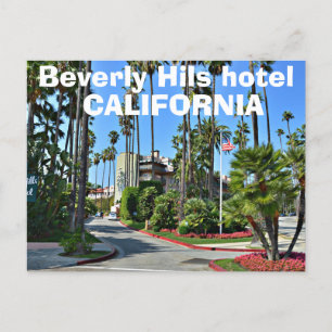Beverly backe-hotell, Las Angeles California Vykort