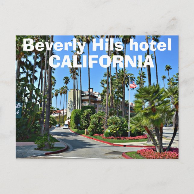 Beverly backe-hotell, Las Angeles California Vykort (Framsida)
