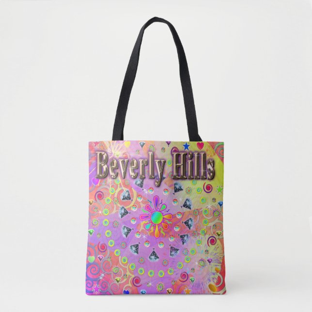 Beverly Backe Lucky Golden Tote Bag Tygkasse (Framsida)