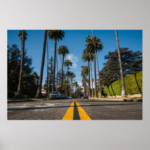 Beverly Backe Streets, Kalifornien, USA Poster
