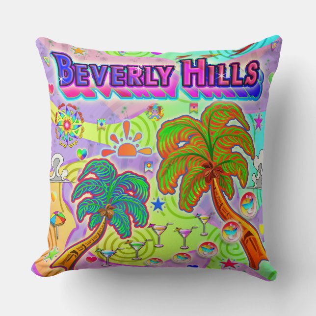 Beverly Backe Vacation Target Pillow Kudde (Framsida)