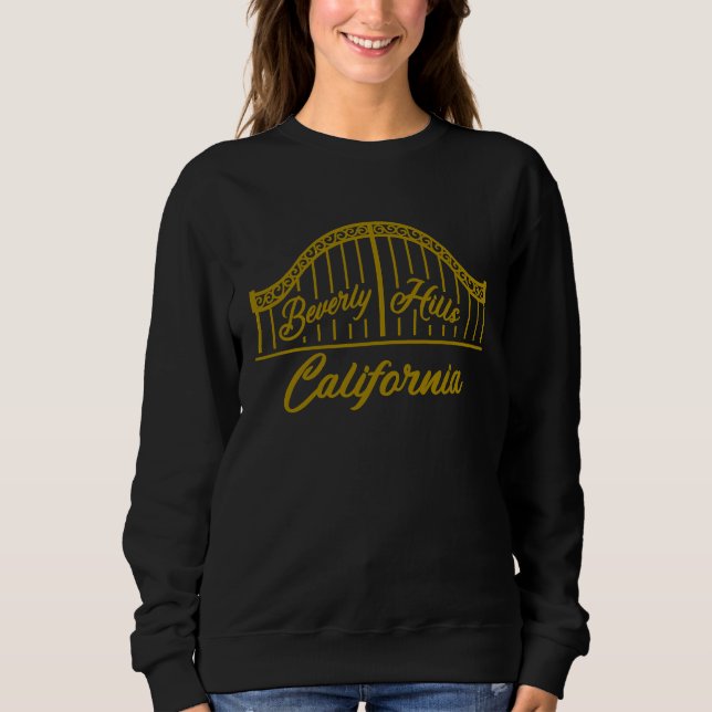 Beverly Hills California Gate Community Exclusive  T Shirt (Framsida)