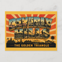 Beverly Hills California Gyllene Triangeln