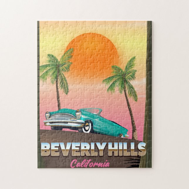 Beverly Hills Kalifornien Pussel (Vertikal)