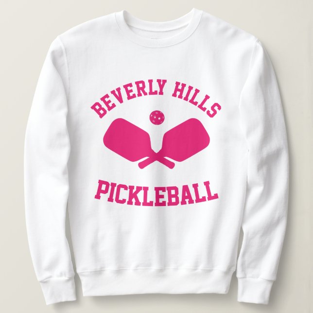 Beverly Hills Pickleball-tröja T Shirt (Design framsida)
