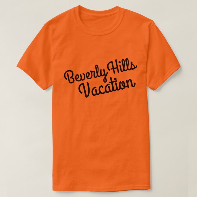 Beverly Hills semester T Shirt (Design framsida)