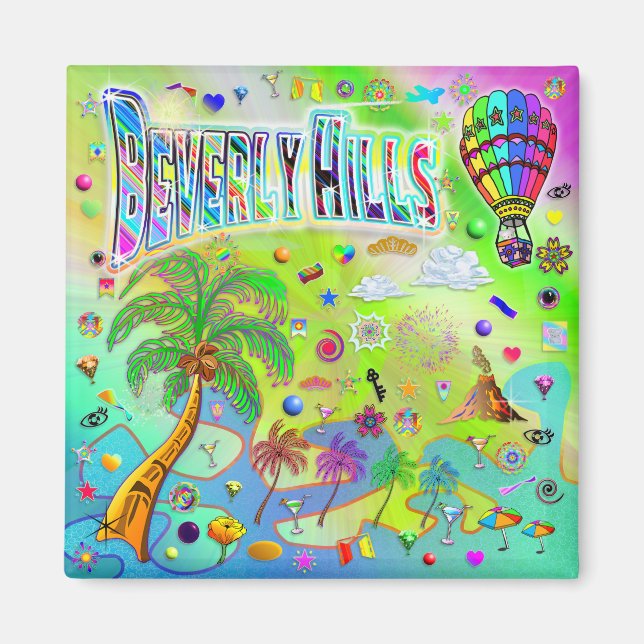 Beverly Hills Tidlös Melodi Magnet (Framsidan)