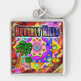 Beverly Hills Tropical Friends Nyckelring