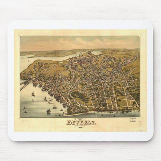 Beverly Massachusetts i 1886 Musmatta (Framsidan)