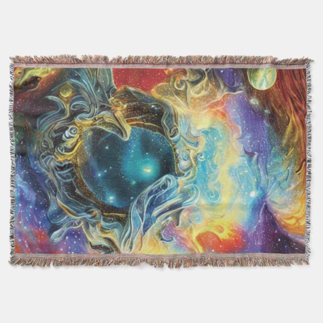 Bevett för Astro Physics Throw Blanket Filt (Framsidan)