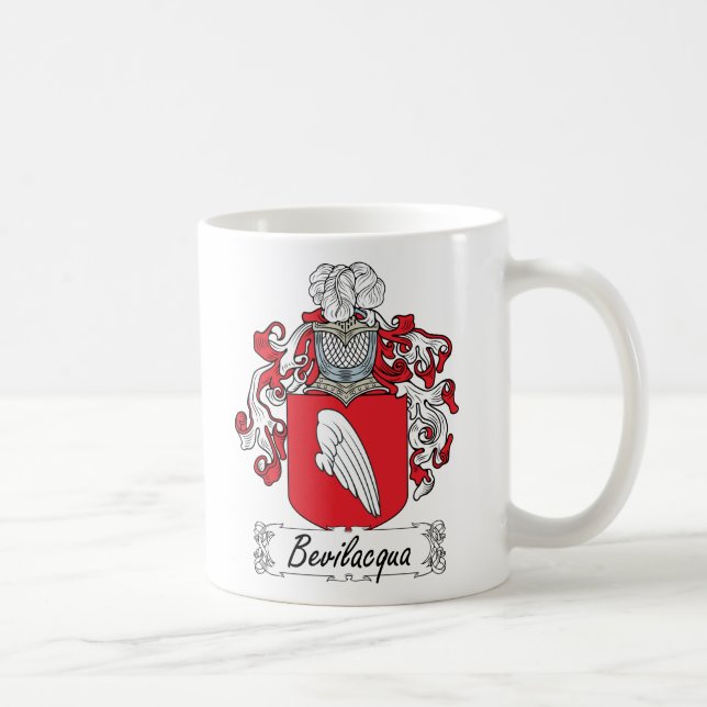 Bevilacqua familjvapensköld kaffemugg (Höger)