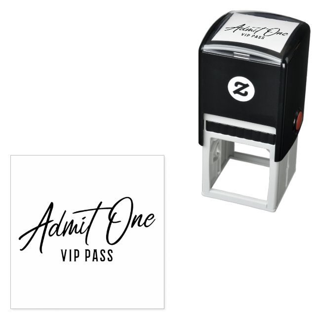 Bevilja ett VIP-pass Självfärgande Stämpel (In Situ)
