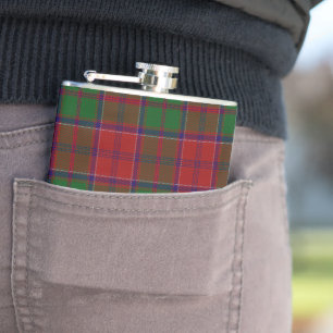 Bevilja Klan Tartan Plaid Mönster Fickplunta