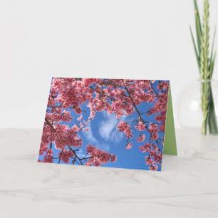 Beviljandekort för Vår-blommor Helgkort