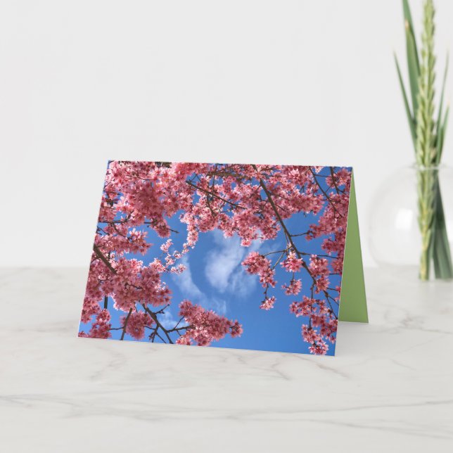 Beviljandekort för Vår-blommor Helgkort (Framsida)