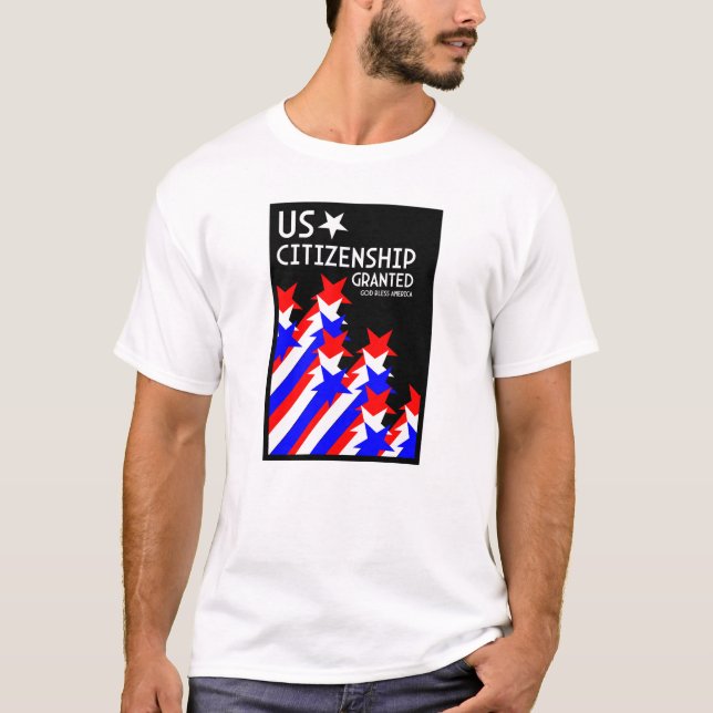 Beviljat medborgarskap t shirt (Framsida)