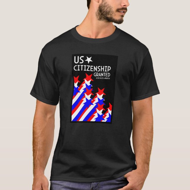 Beviljat medborgarskap t shirt (Framsida)