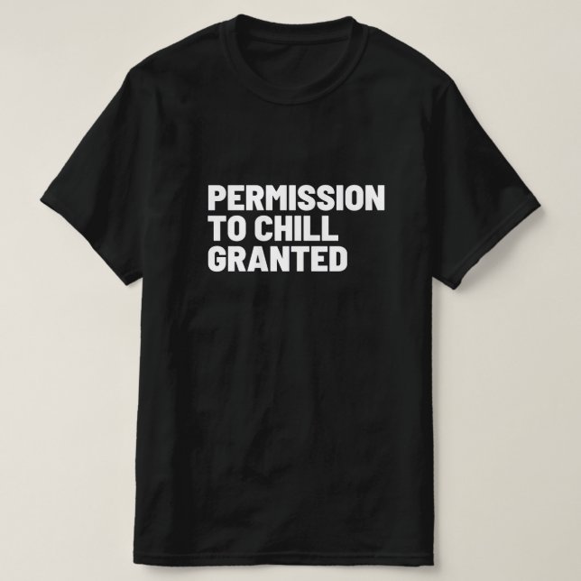 Beviljat tillstånd Manar T-Shirt (Design framsida)