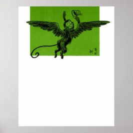Bevingad apa poster