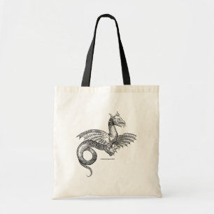 Bevingad drake från Historiæ Serpentum et Dracon Tygkasse