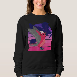 Bevingad Enhörning I Skrikande Rosabrustad Galah K T Shirt