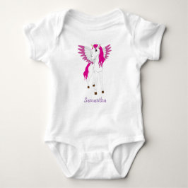 bevingad enhörning Party Baby Onesie T Shirt