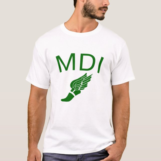 Bevingad fot för MDI T-shirt (Framsida)