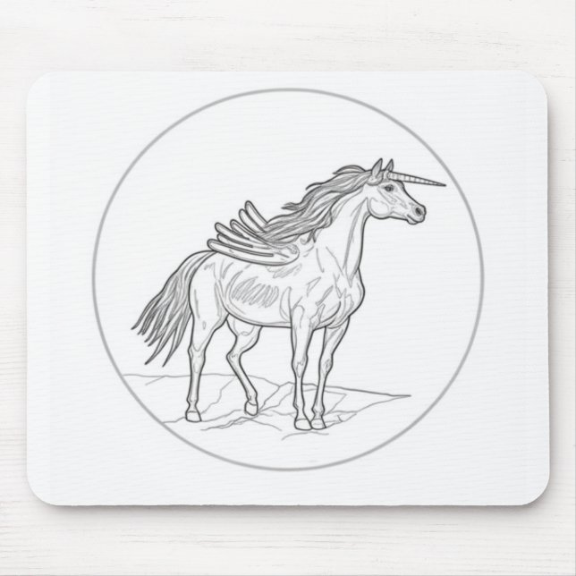 Bevingad häst 🐴  musmatta (Framsidan)