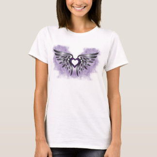 Bevingad hjärta tee shirt