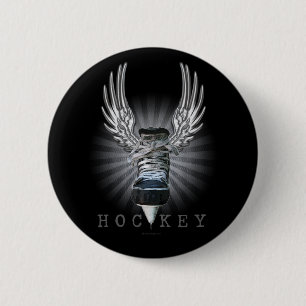Bevingad hockey knapp