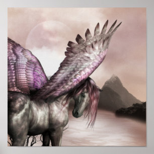 Bevingad Pegasus affisch