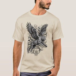 Bevingad Raseri Sitri Utan Hållning T Shirt