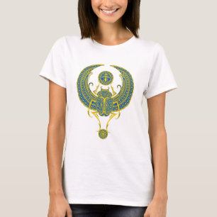 Bevingad Scarab för egyptier Tee Shirt