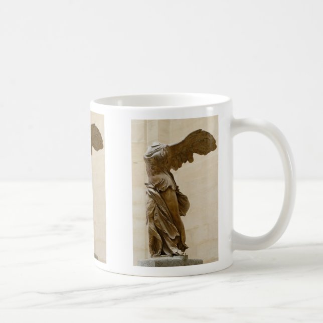 Bevingad seger av Samothrace Kaffemugg (Höger)