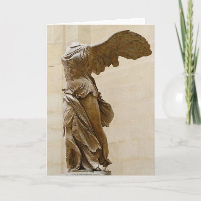 Bevingad seger av Samothrace Kort (Framsida)